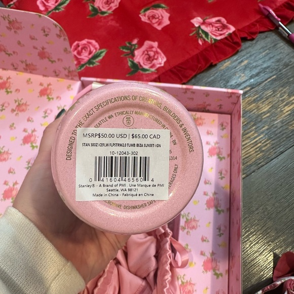 LoveShackFancy Stanley Ibiza Sunset 30oz Flip Straw Tumbler New in Box - Picture 7 of 9